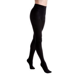 Couture Womens/Ladies Velvet Fleece Tights (1 Pair) / Black